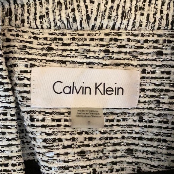 Calvin Klein Tweed Blazer - Picture 2 of 2
